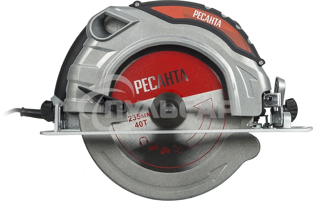 Циркулярная пила (дисковая) Ресанта ДП-235/2200 2200Вт (ручная)
