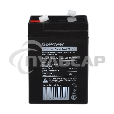 Аккумулятор свинцово-кислотный GoPower LA-645/security 6V 4.5Ah (1/20)