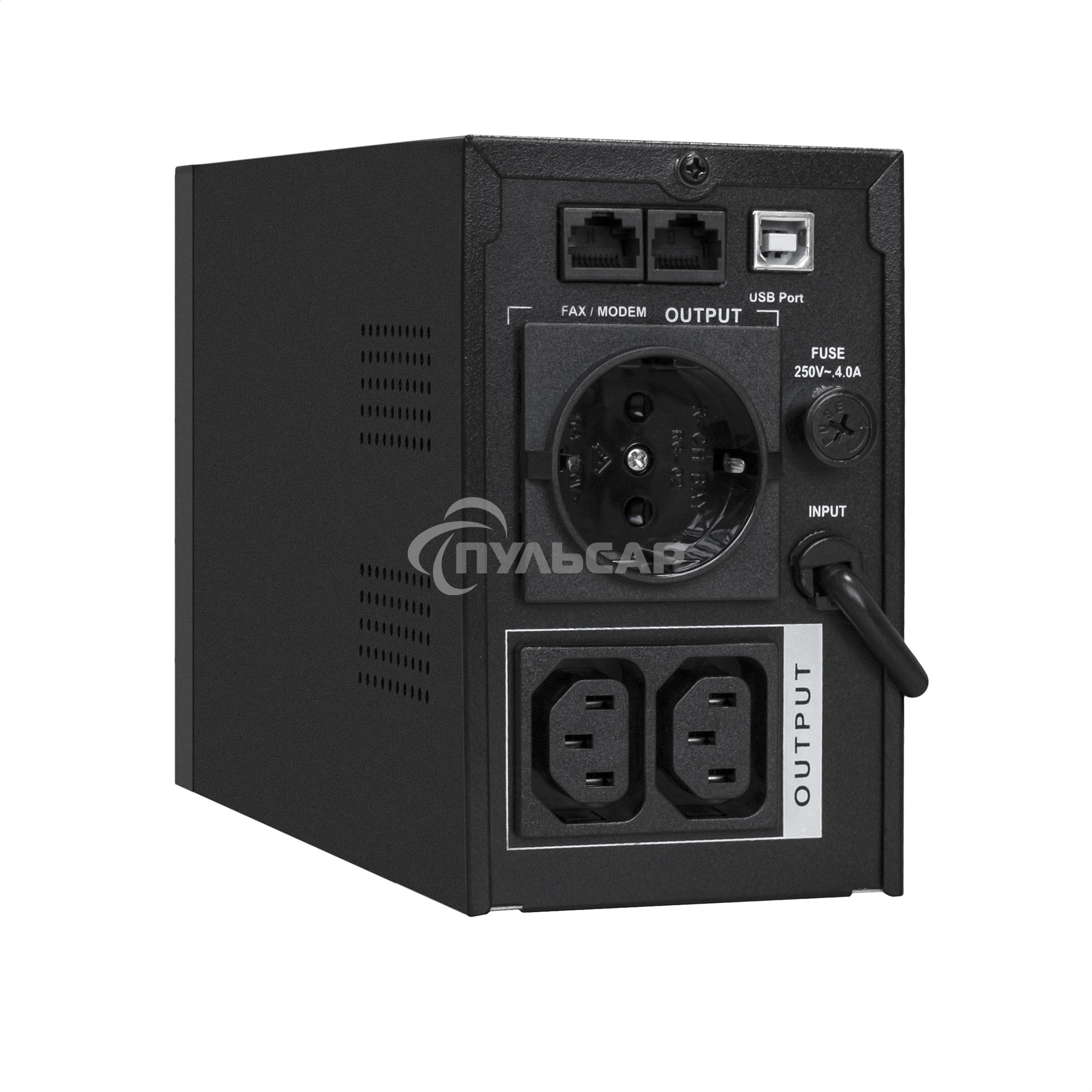Источник бесперебойного питания ExeGate SpecialPro UNB-1000.LED.AVR.1SH.2C13.RJ.USB 1000VA/550W, LED, AVR,1*Schuko+2*C13, RJ45/11,USB, металлический корпус, черный