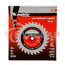 Пильный диск Matrix по дереву, 130x20мм, 24 зуба + кольцо 16/20 Professional