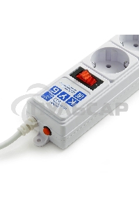 Сетевой фильтр Power Cube B 0,5 м 5 розеток (белый) 10А/2,2кВт