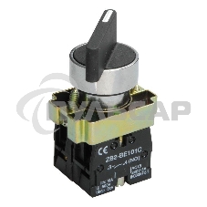 Переключатель LAY5-BJ25 на 2 полож. черный I-O дл. ручка ИЭК BSW70-BJ-2-K02