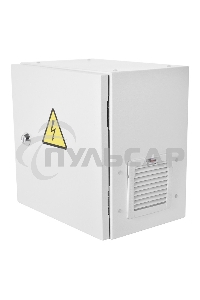 Шкаф ЭКОНОМ уличный всепогодный настенный укомплектованный (В400 Ш400 Г210), комплектация T2-IP65