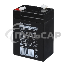 Аккумулятор свинцово-кислотный GoPower LA-645/security 6V 4.5Ah (1/20)