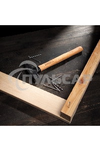 Молоток слесарный Denzel 1000 г, кованый квадратный боек, буковая рукоятка