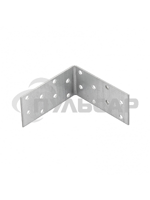 Крепежный уголок равносторонний, KUR 80x80x40 мм, Россия Сибртех