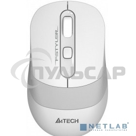 Комплект клавиатура + мышь A4 Fstyler FG1010 клав:белый/серый мышь:белый/серый USB беспроводная Multimedia