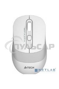 Комплект клавиатура + мышь A4 Fstyler FG1010 клав:белый/серый мышь:белый/серый USB беспроводная Multimedia