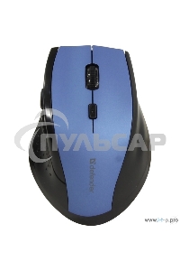 Мышь беспроводная Defender Accura MM-365 синий, 1600 dpi, радиоканал, USB, кнопки - 6