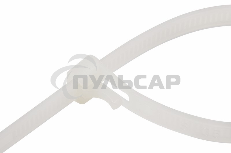 Хомут-стяжка нейлоновая многоразовая Rexant 200x7,5 мм, белая, упаковка 100 шт.