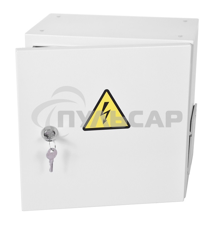 Шкаф ЭКОНОМ уличный всепогодный настенный укомплектованный (В400 Ш400 Г210), комплектация T2-IP65