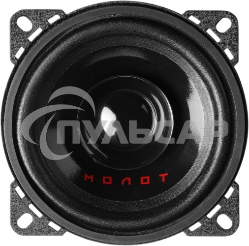 Колонки автомобильные Ural Молот АС-М100 (без решетки) 110Вт 91дБ 4Ом 10см (4дюйм) (ком.:2кол.) широкополосные однополосные