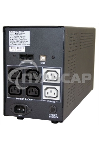 Источник бесперебойного питания Powercom Imperial IMP-2000AP 1200Вт 2000ВА черный