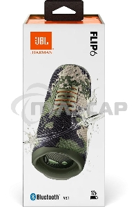 Портативная акустика JBL Flip 6, камуфляж