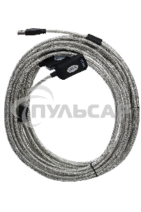 Кабель VCOM VUS7049-15M Кабель-адаптер USB2.0-repeater, удлинительный активный <Am-->Af> 15м