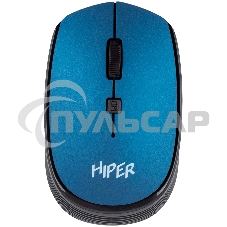 Мышь беспроводная HIPER HOMW-083 синий, 1600 dpi, радиоканал, USB, кнопки - 4