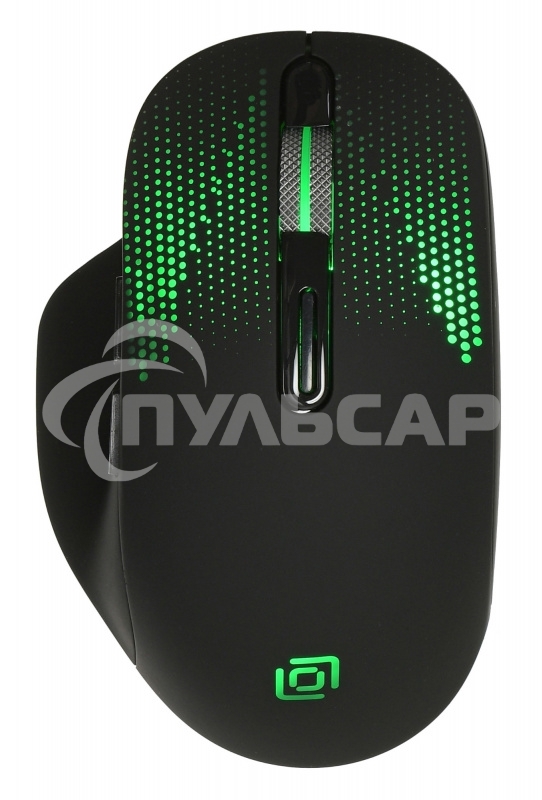 Мышь беспроводная Oklick 636LWC черный, 2400 dpi, радиоканал, USB/USB-C, кнопки - 6