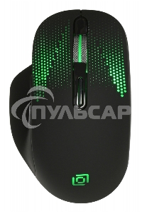 Мышь беспроводная Oklick 636LWC черный, 2400 dpi, радиоканал, USB/USB-C, кнопки - 6