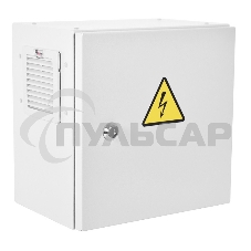 Шкаф ЭКОНОМ уличный всепогодный настенный укомплектованный (В400 Ш400 Г210), комплектация T2-IP65