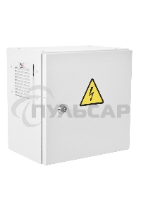 Шкаф ЭКОНОМ уличный всепогодный настенный укомплектованный (В400 Ш400 Г210), комплектация T2-IP65