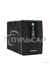 Источник бесперебойного питания ExeGate Power Back BNB-1000.LED.AVR.4C13 1000VA/550W, LED, AVR, 4*C13, черный