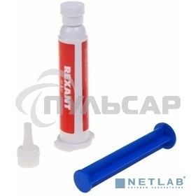 Флюс-гель для пайки Rexant, ПАЯЛЬНАЯ КИСЛОТА, 12 мл, техно-шприц, блистер