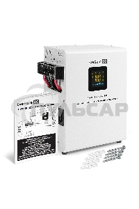 Стабилизатор напряжения настенный ExeGate Master Turbo XV-8000 (8000ВА, вход 80-265В, цветной дисплей, выход 220В±8%, КПД 98%, 5 уровней защиты, задержка, усиленный метал.корпус, 2*Schuko+клем.колодка, RTL)