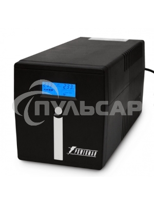 Источник бесперебойного питания Powerman Smart Sine 1500VA/1050W, 220V, Line-Interactive, LCD, Tower, Out: 4xShuko, черный*SmartSine1500