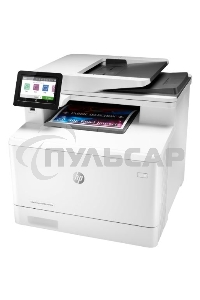МФУ лазерное HP LaserJet Pro M479fdn (W1A79A), A4, цветной, печ. до 27 стр/мин., скан. до 29 стр/мин. (ч/б) 20 стр/мин. (цвет), 600 x 600 dpi (печать) 1200x1200dpi (скан.), USB, RJ-45, Air Print, Mopria
