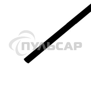 Трубка термоусадочная 5.0/2.5 1м черный Rexant 20-5006