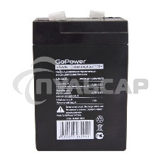 Аккумулятор свинцово-кислотный GoPower LA-660 6V 6Ah (1/20)