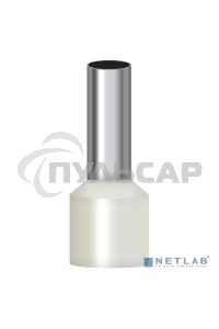 Наконечник-гильза изол. Е1012 10кв.мм (уп.100шт) ИЭК UGN10-010-07-12