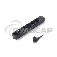 Сетевой фильтр ExeGate EX266864RUS SP-6-1.5B (6 розеток, 1.5м, евровилка, черный)