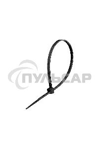 Стяжка (хомут) нейлоновая ExeGate CV66-300x4.8B (нейлон 6.6, 300x4.8мм, неоткрывающаяся, halogen free, -40°C - +85°C, черная, 100 шт)