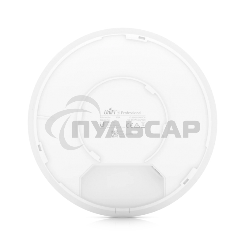 Точка доступа Ubiquiti UniFi 6 AP Pro U6-Pro 2.4+5 ГГц, Wi-Fi 6, 4х4 MU-MIMO, 802.3at, 1х 1G RJ45