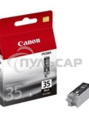 Картридж струйный Canon PGI-35Bk (1509B001) черный (9.30 мл, 200 стр.) для Canon PIXMA iP100, iP110