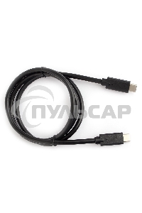 Кабель USB Cablexpert CCP-USB-CMCM2-1M, USB3.1 Type-C/Type-C, Gen.2, 10Gbit/s, 5A, 1м, пакет