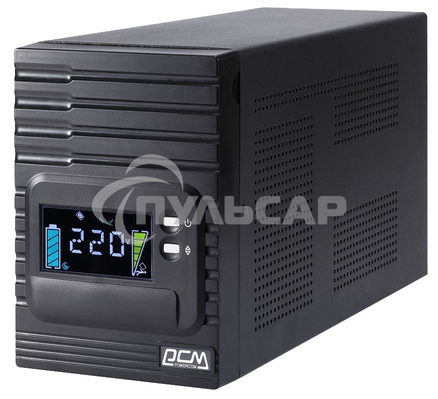 Источник бесперебойного питания Powercom Smart King Pro+ SPT-3000-II LCD 2400Вт 3000ВА черный