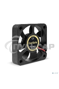 Вентилятор для корпуса ExeGate EX05010S2P-5 черный, 50 мм, 5500 об/мин, 27 дБ, 2 pin