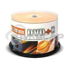 Диск DVD+R Mirex 4.7 Gb, 16x, Cake Box (50), (50/300)