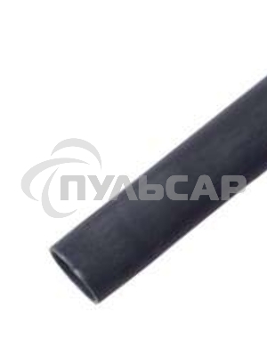 Трубка термоусадочная двустенная клеевая 12/4 (3:1) 1м черный Rexant 21-2008