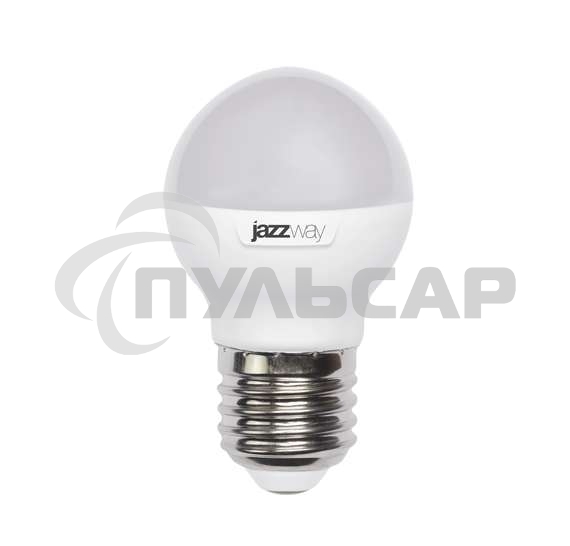 Лампа светодиодная PLED-SP G45 9Вт шар 3000К тепл. белый E27 820лм 230В JazzWay 2859631A
