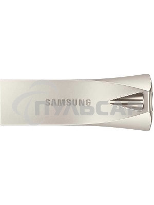 Флешка USB R/W 64 Gb USB Drive <USB 3.1> Samsung BAR Plus (up to 300Mb/s) (MUF-64BE3/APC) серебристый
