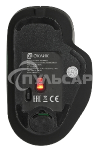 Мышь беспроводная Oklick 636LWC черный, 2400 dpi, радиоканал, USB/USB-C, кнопки - 6
