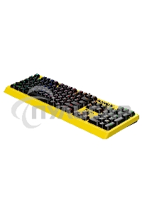 Клавиатура проводная A4Tech Bloody B810RC Punk USB желтый/черный