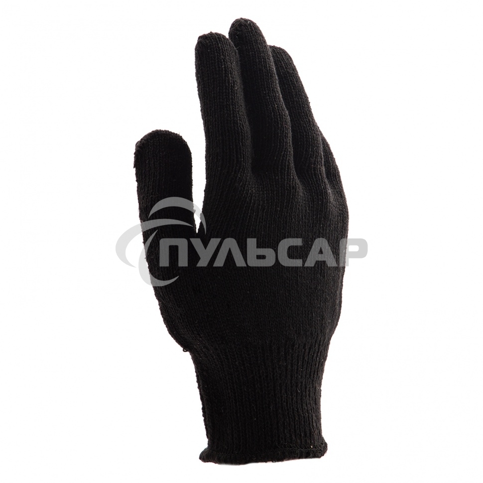 Перчатки трикотажные хлопкоэфирные плюшевые, ПВХ 