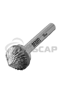 Борфреза по металлу твердосплавная, зенкер 90 град., тип-K, 16 мм Denzel