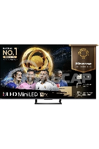 Телевизор Hisense 75'' 75U7Q UHD Mini LED 144 Hz ОС VIDAA U8 5 черный
