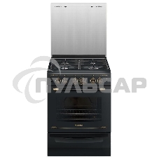 Плита газовая Gefest ПГ 6100-02 0183 черный, конфорок 4 шт, духовка 52 л, 60 см x 85 см x 60 см