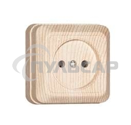 Розетка 1-м ОП Олимп 16А IP20 сосна Universal 5560896